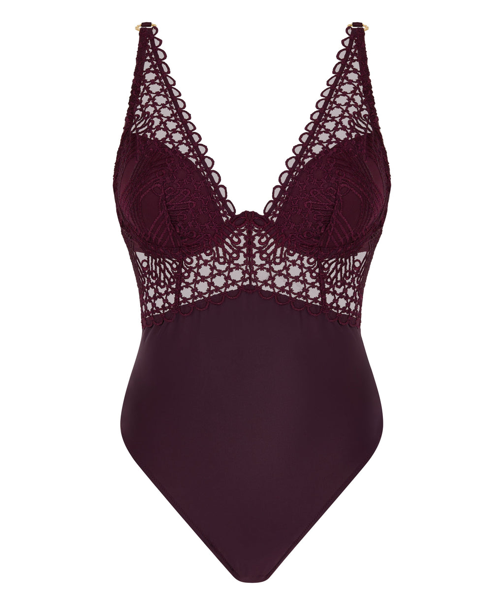 Éloge du Désir Body avec Armature Deep Berry