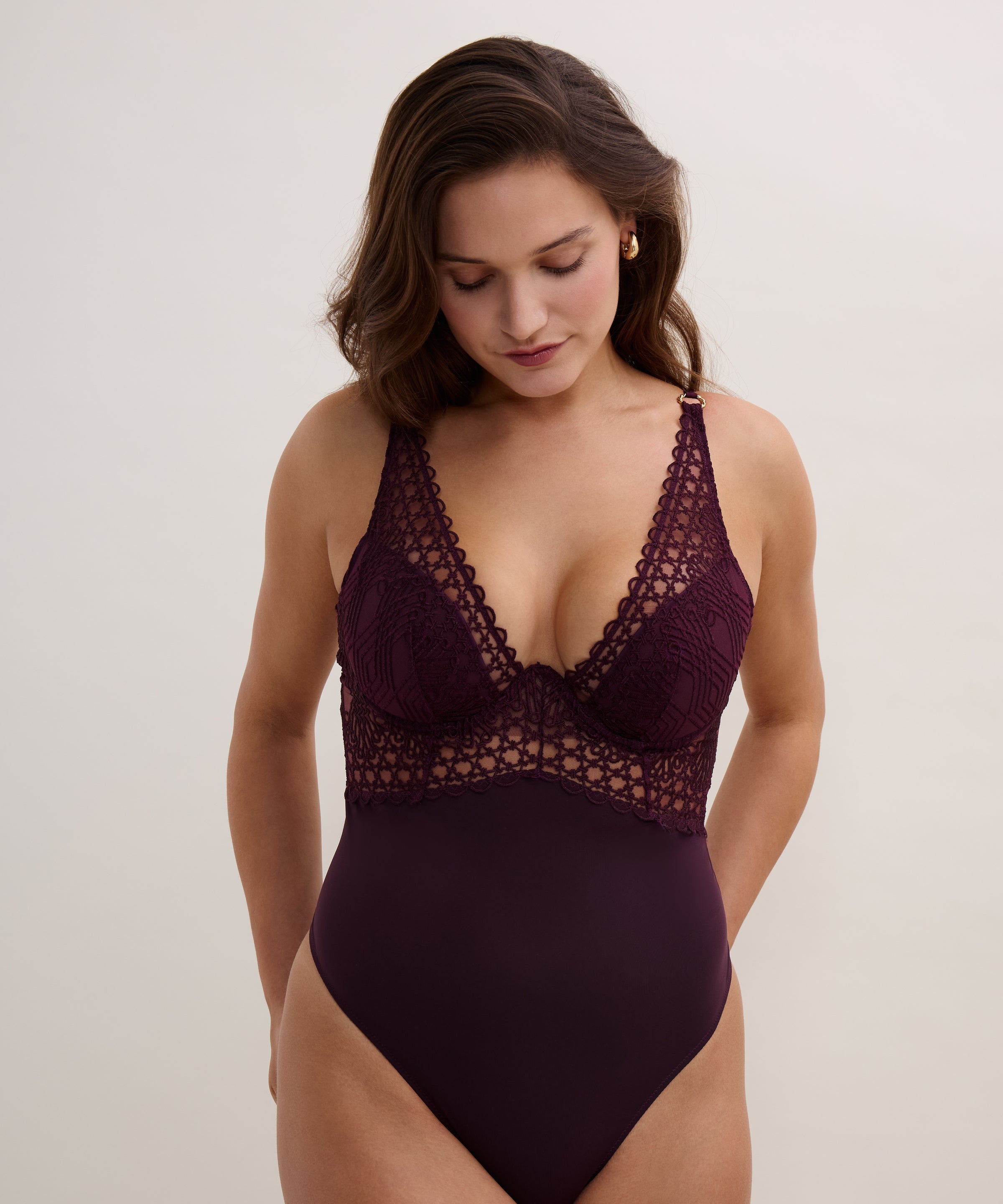 Éloge du Désir Body avec Armature Deep Berry