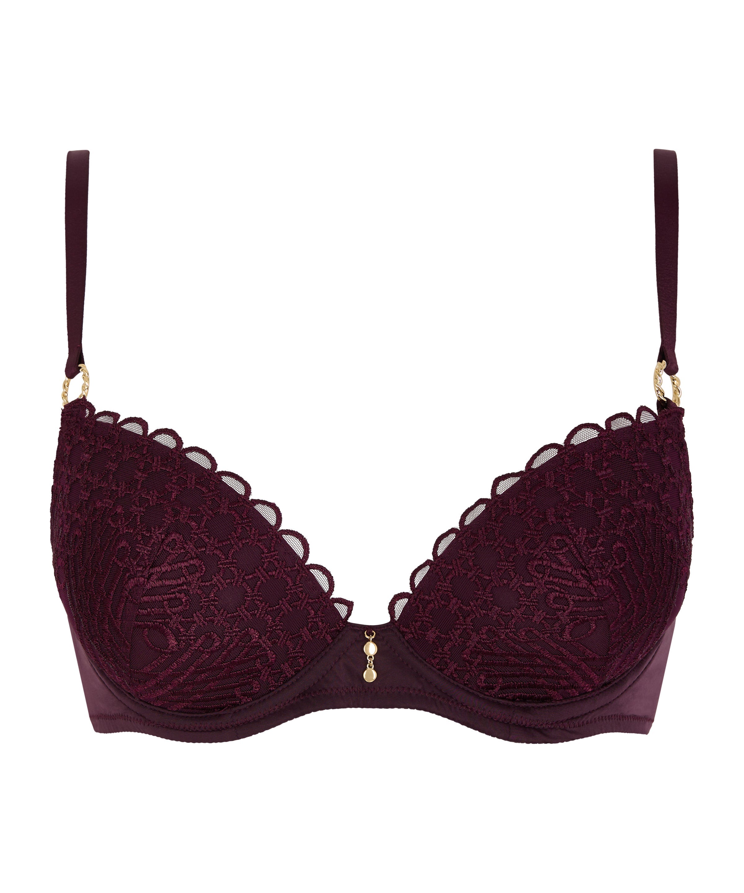 Éloge du Désir Soutien-gorge Push-up coques Deep Berry