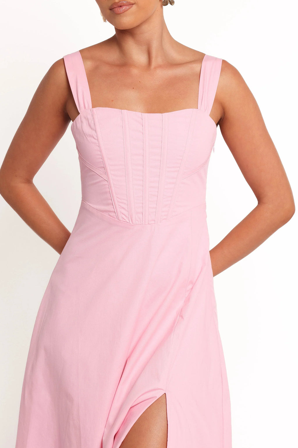 Robe midi Cosima - Rose