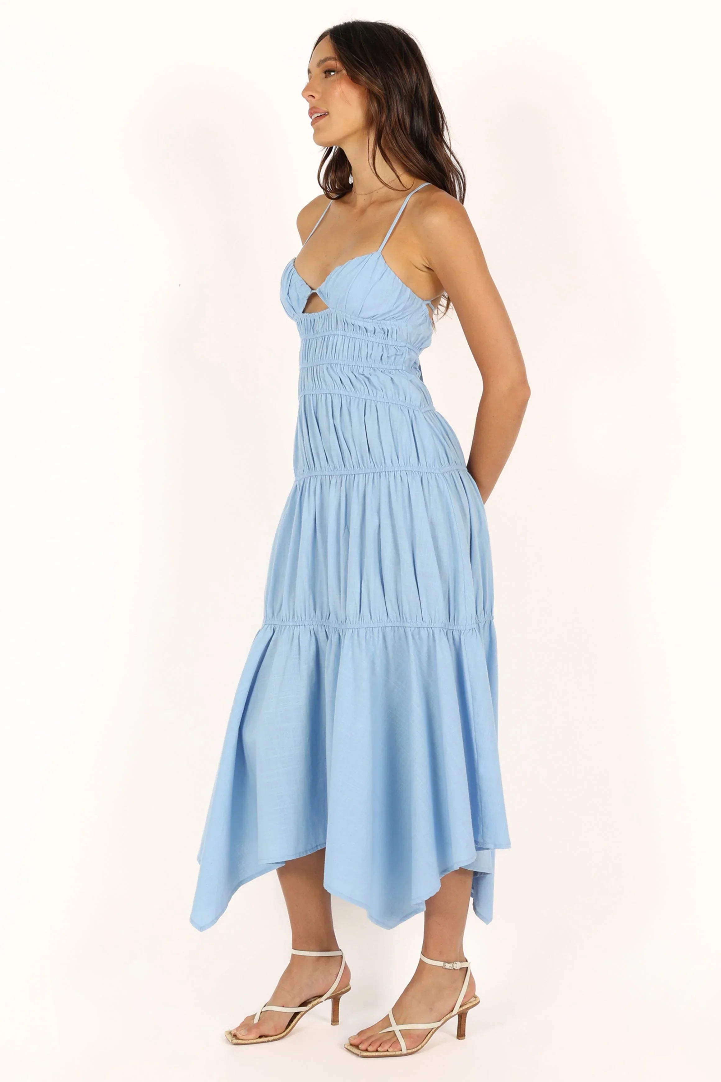Robe Midi Riley - Bleue