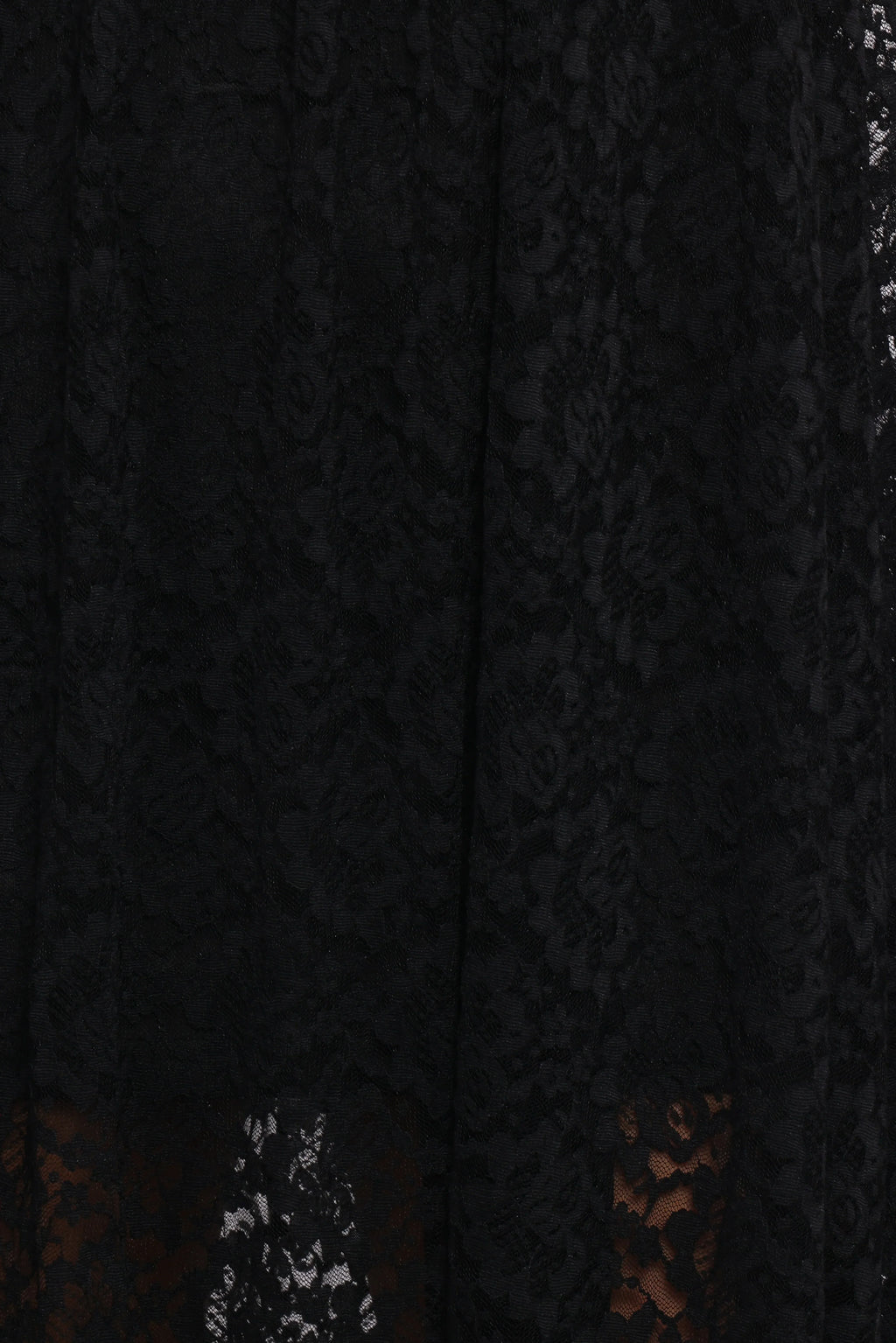 Robe longue Davina - Dentelle noire