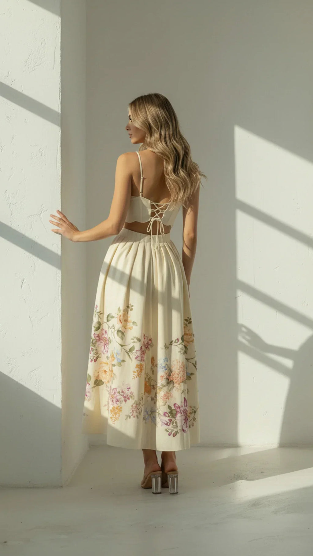 Elowen Floral Midi Dress