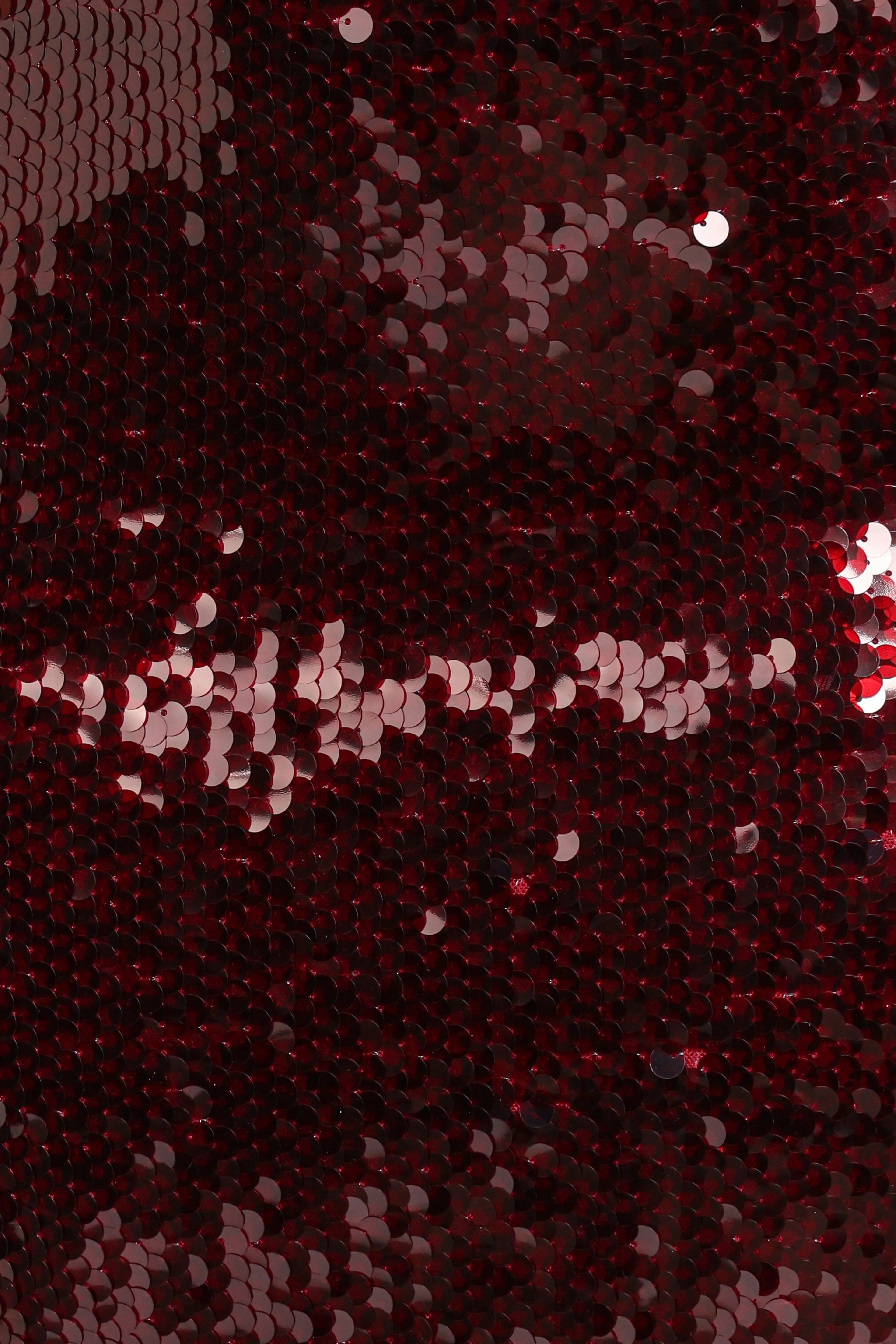 Robe midi à sequins Orlena - Bourgogne