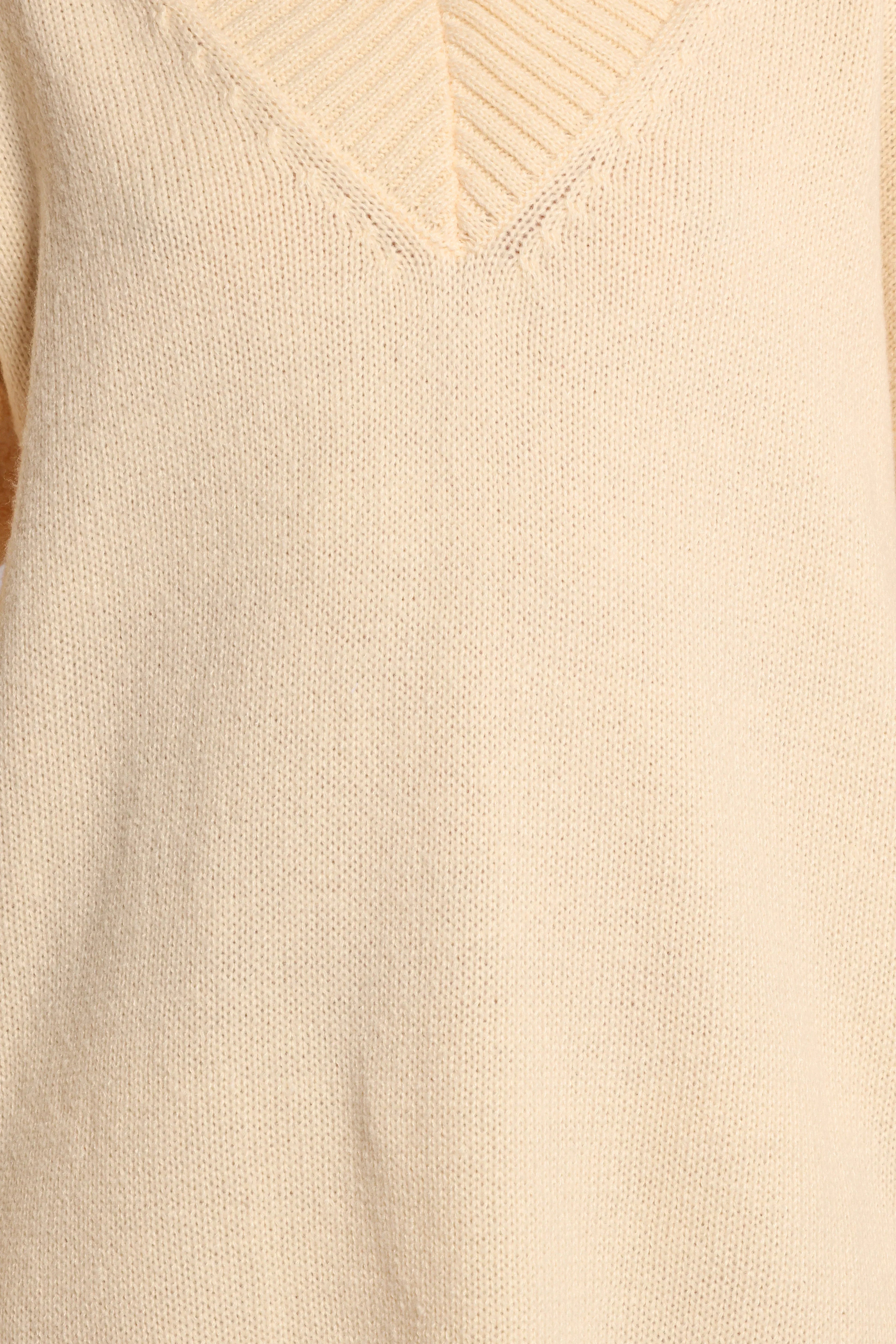 Mini-robe en maille Sancia - Crème