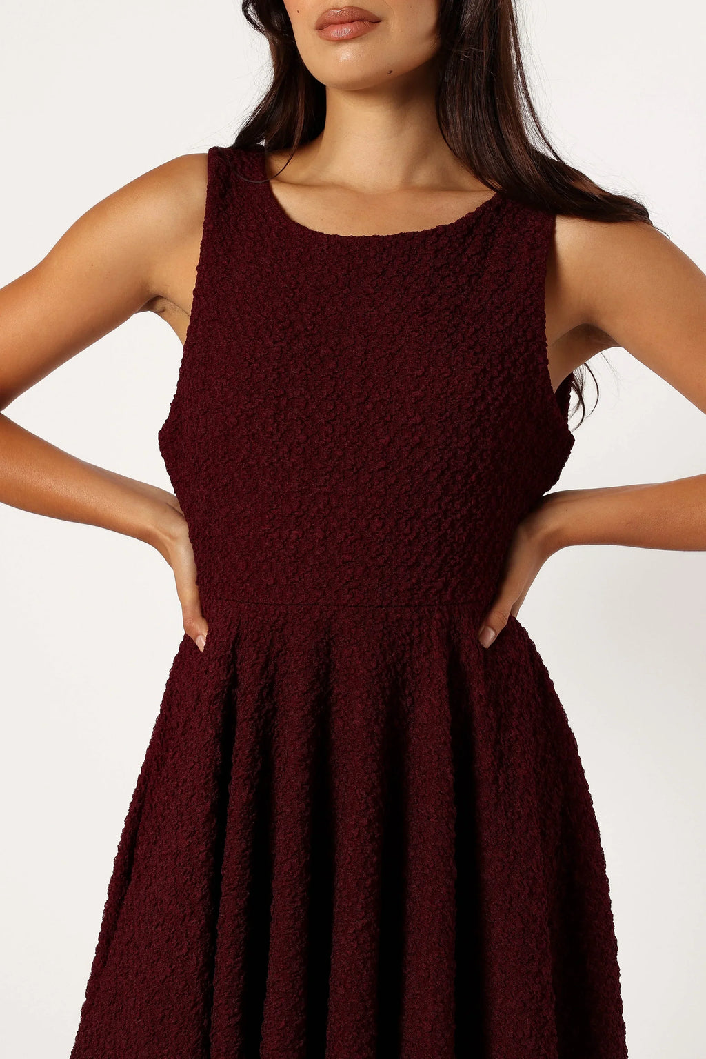 Mini-robe Margaret - Bordeaux