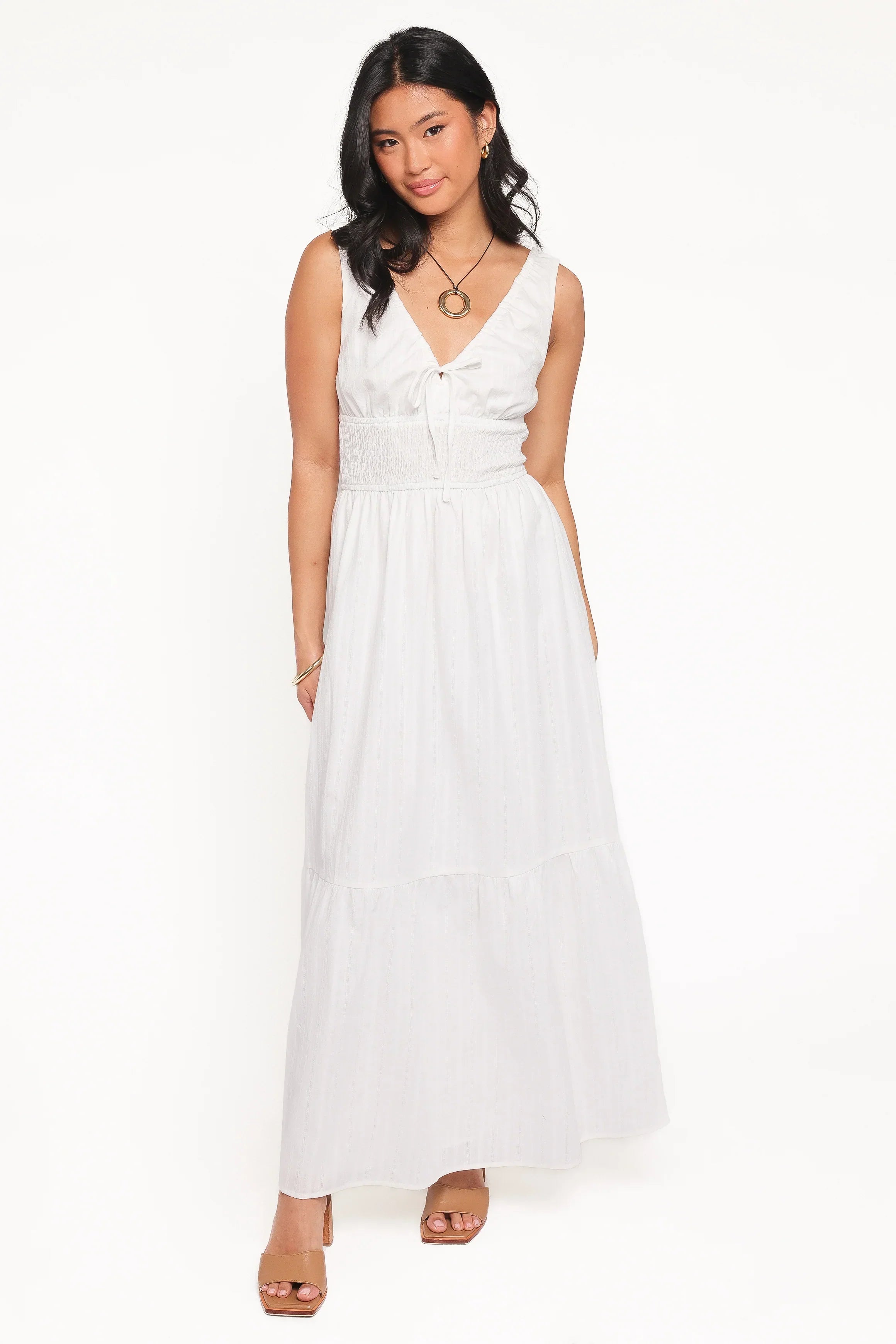 Robe longue Kayden - Blanc