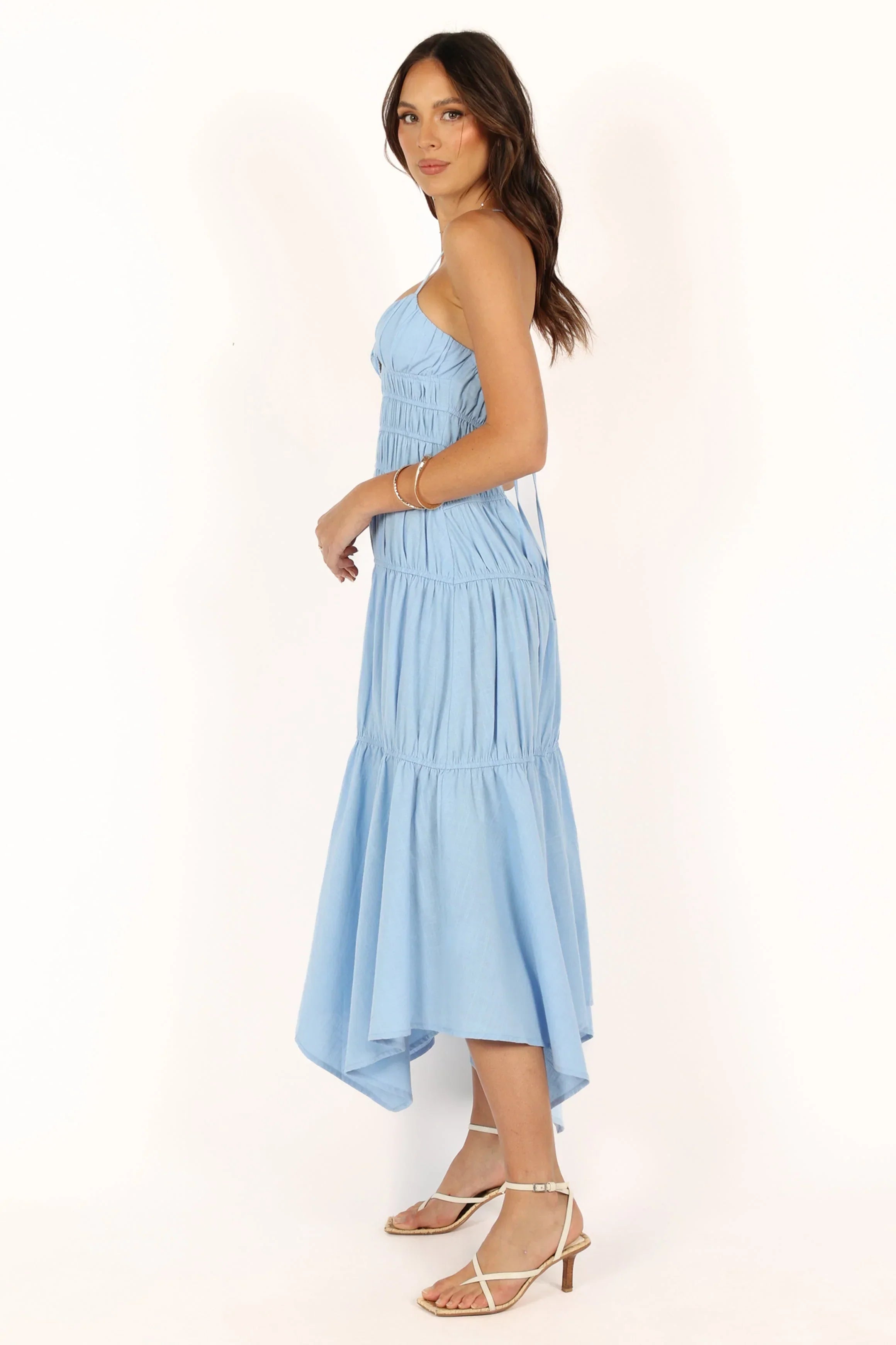 Robe Midi Riley - Bleue