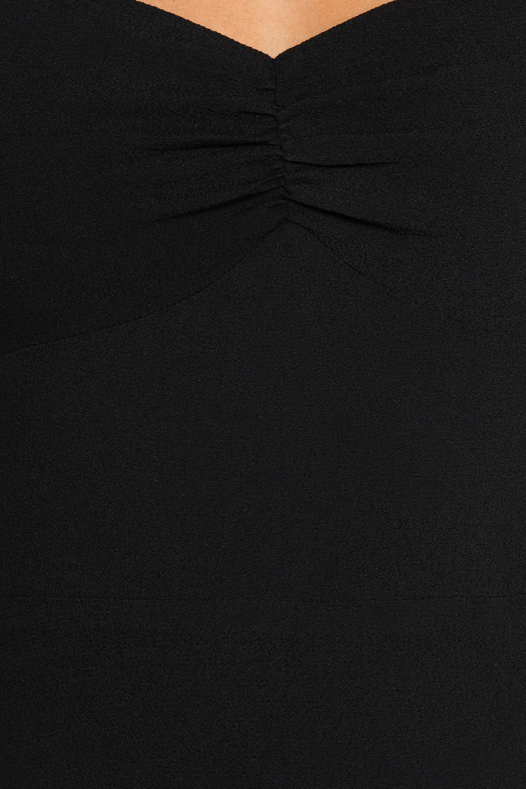 Franklin Long Sleeve Midi Dress - Black