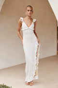 Robe longue Orlean à volants