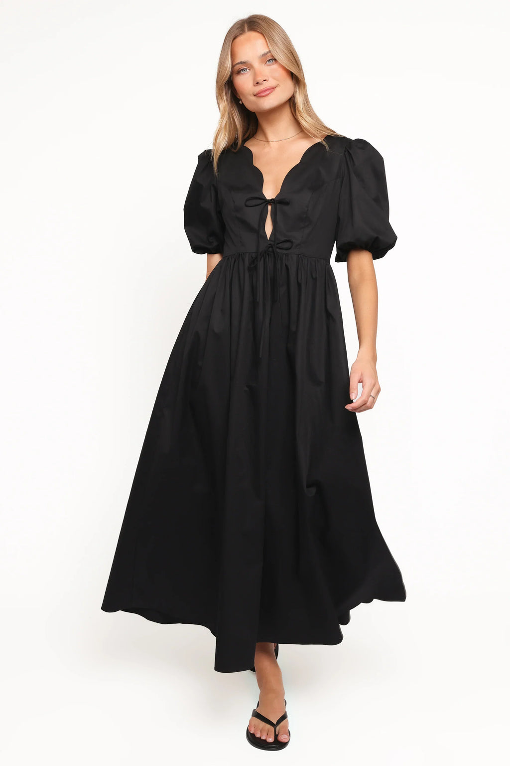 Robe longue Karla – Noir