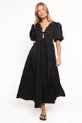 Robe longue Karla – Noir
