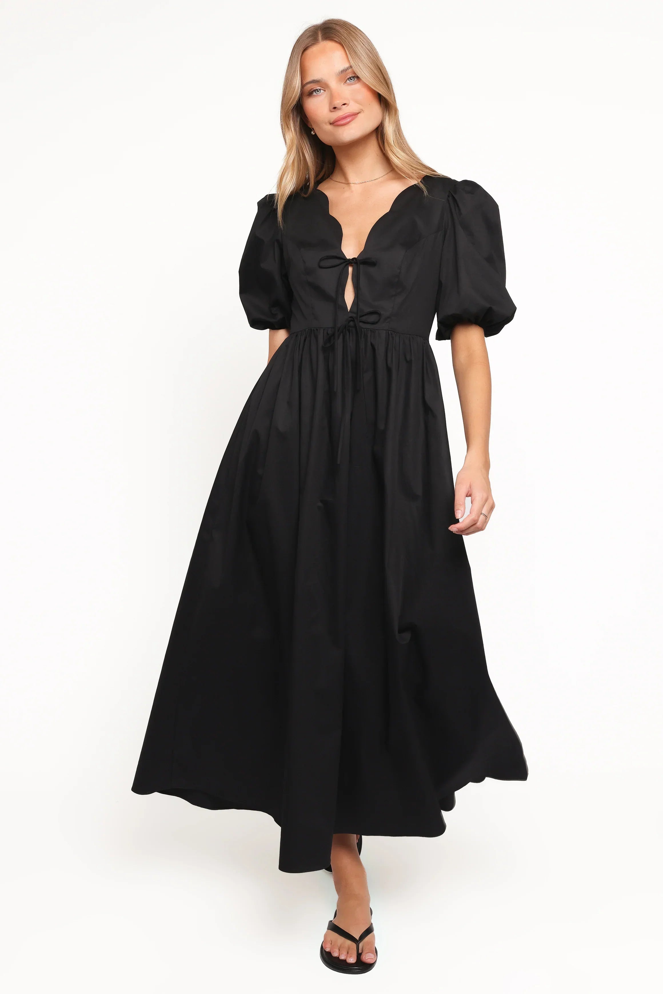 Robe longue Karla – Noir
