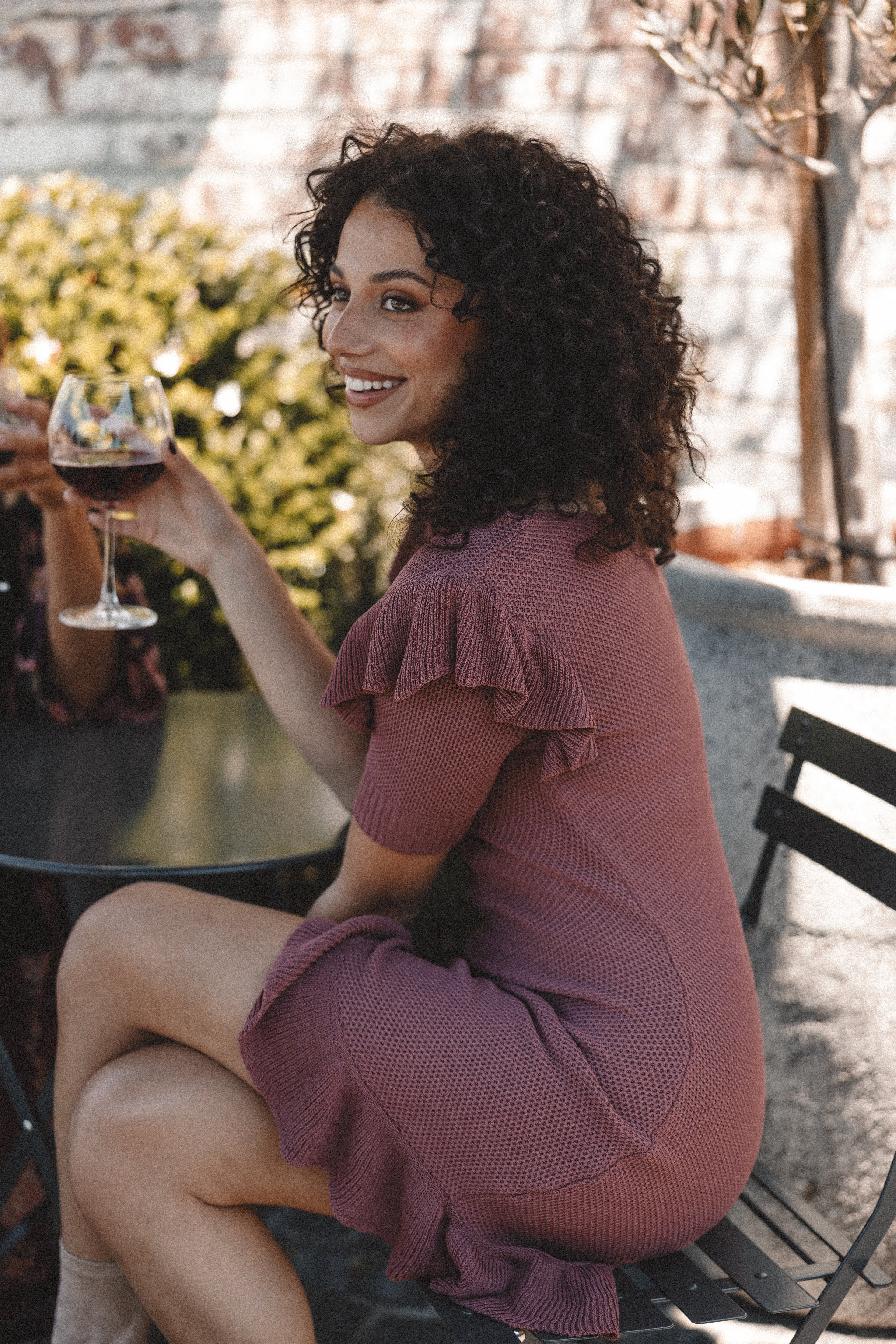 Robe courte en maille Tru - Sienna