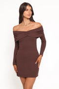Robe Courte Danica - Marron Chocolat