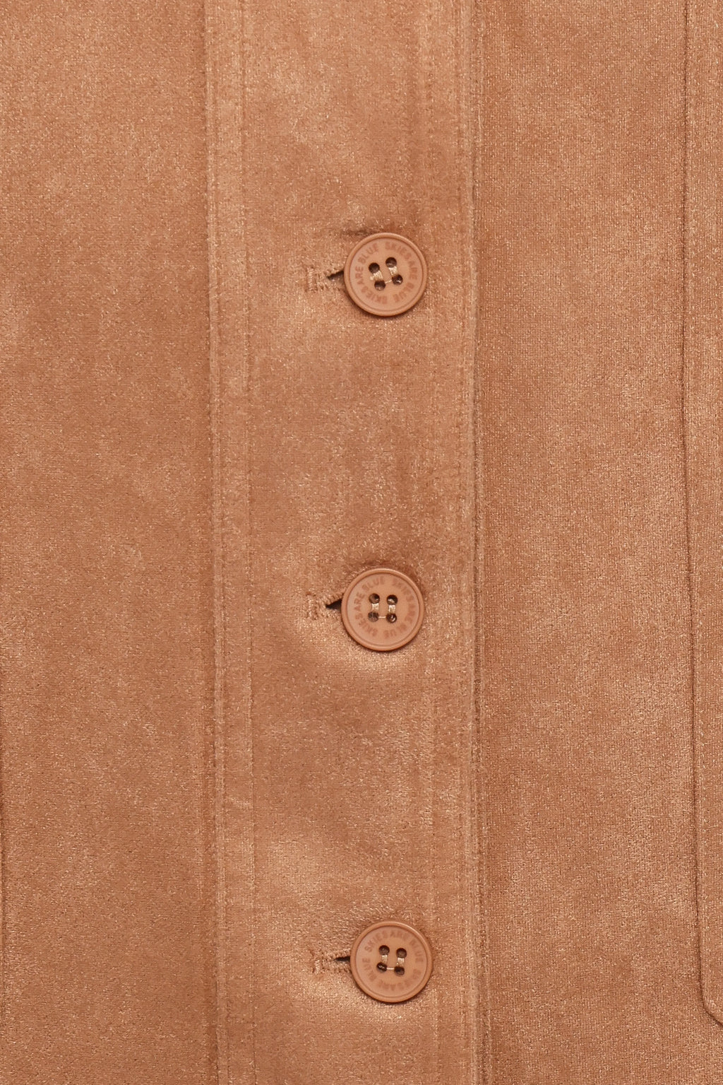 Robe courte en suédine Xoey - Camel