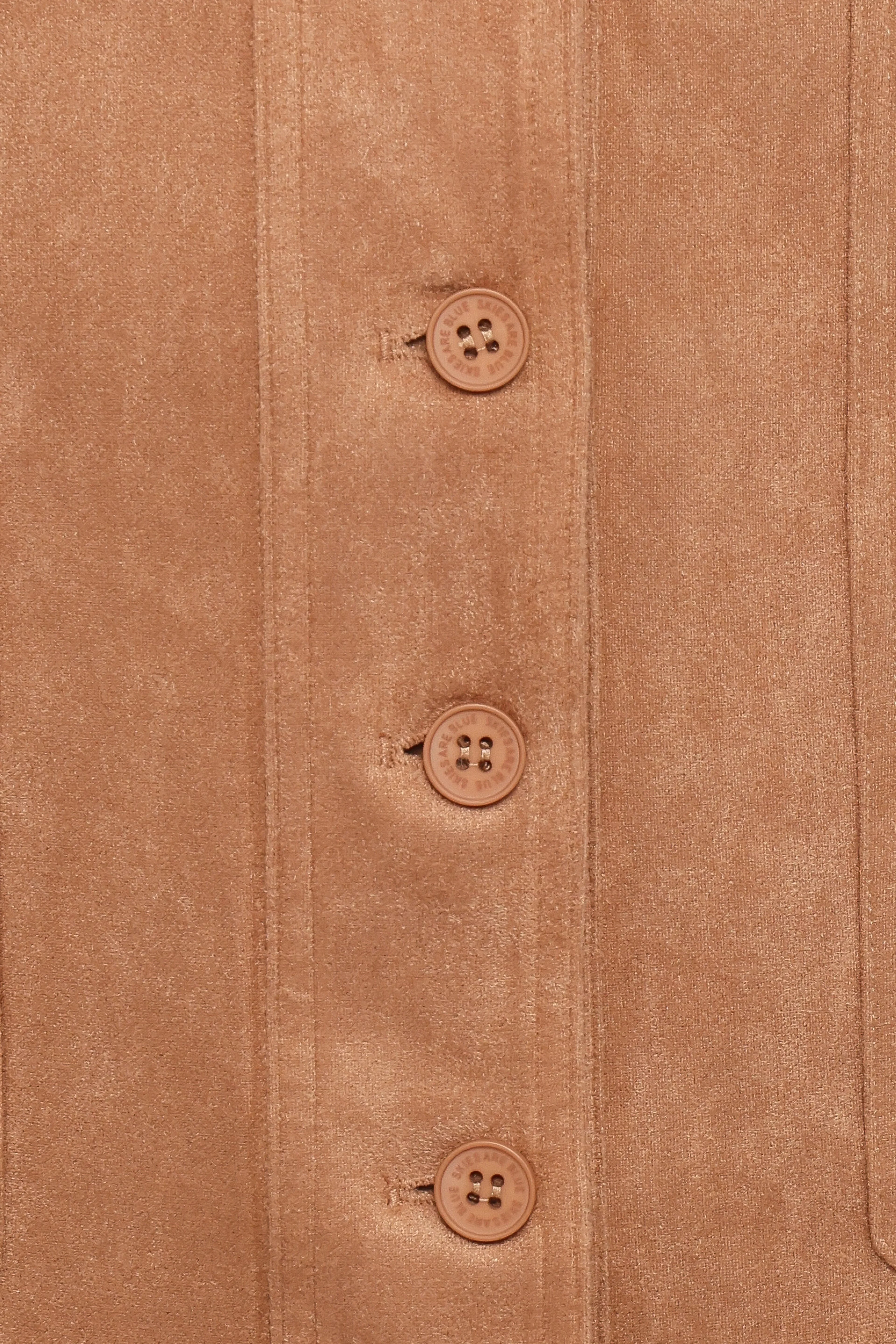Robe courte en suédine Xoey - Camel