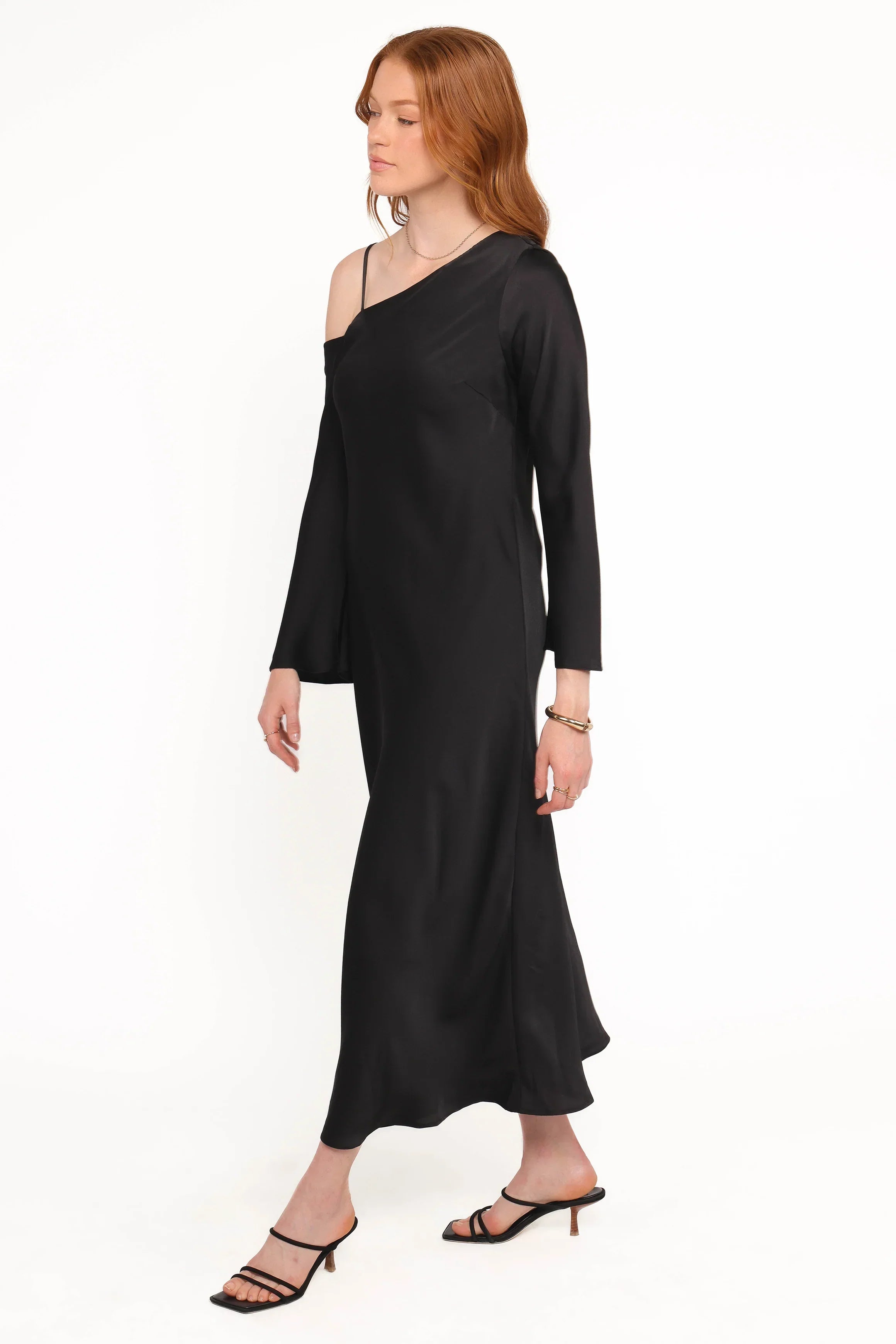 Robe longue Lindra - Noir
