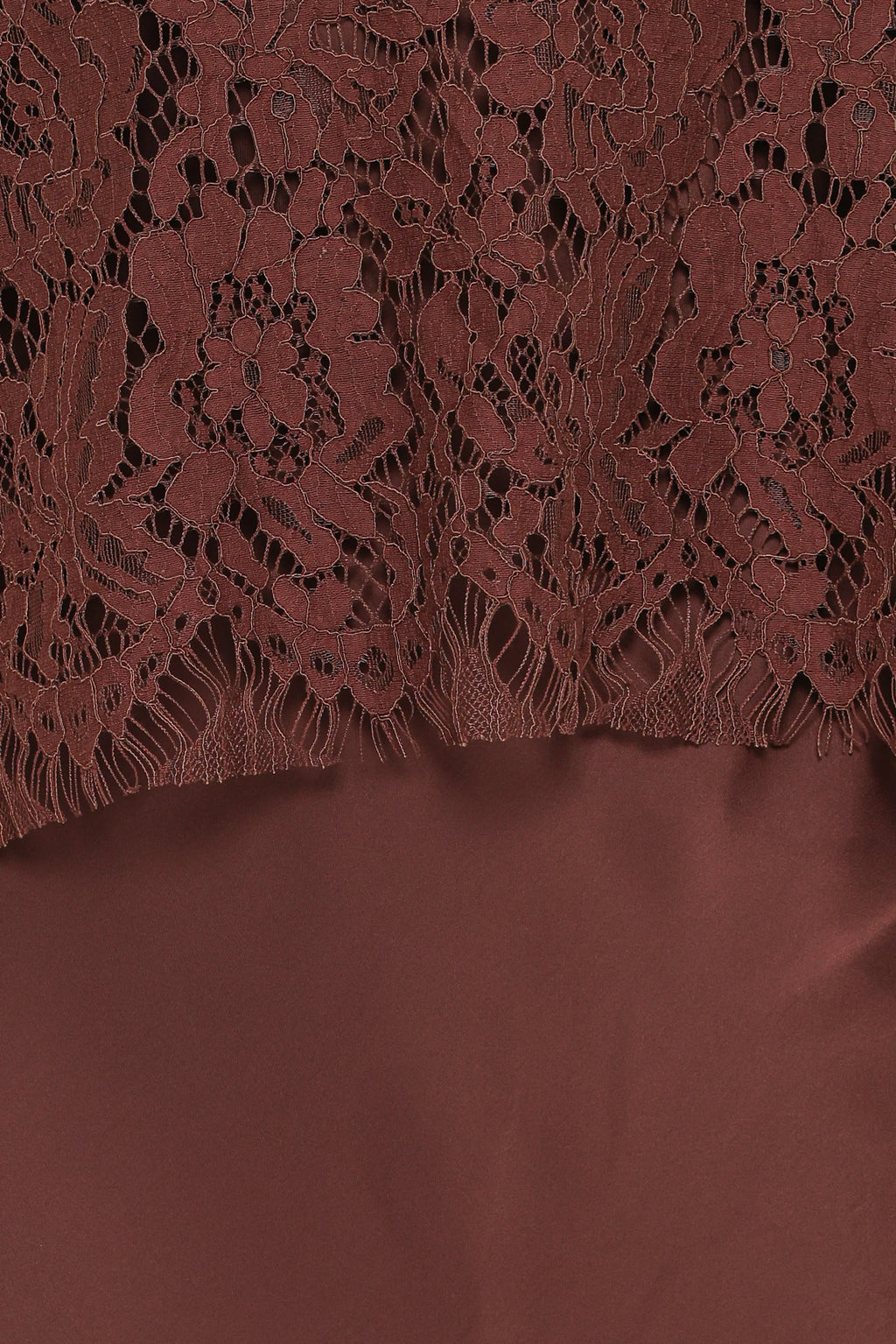 Robe longue sans bretelles Lelita - Marron