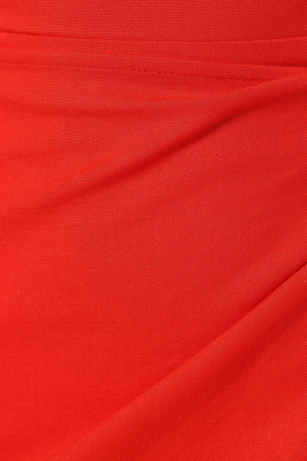 Robe midi croisée Misty - Rouge Coquin