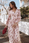 Robe longue Vayla - Rose vif