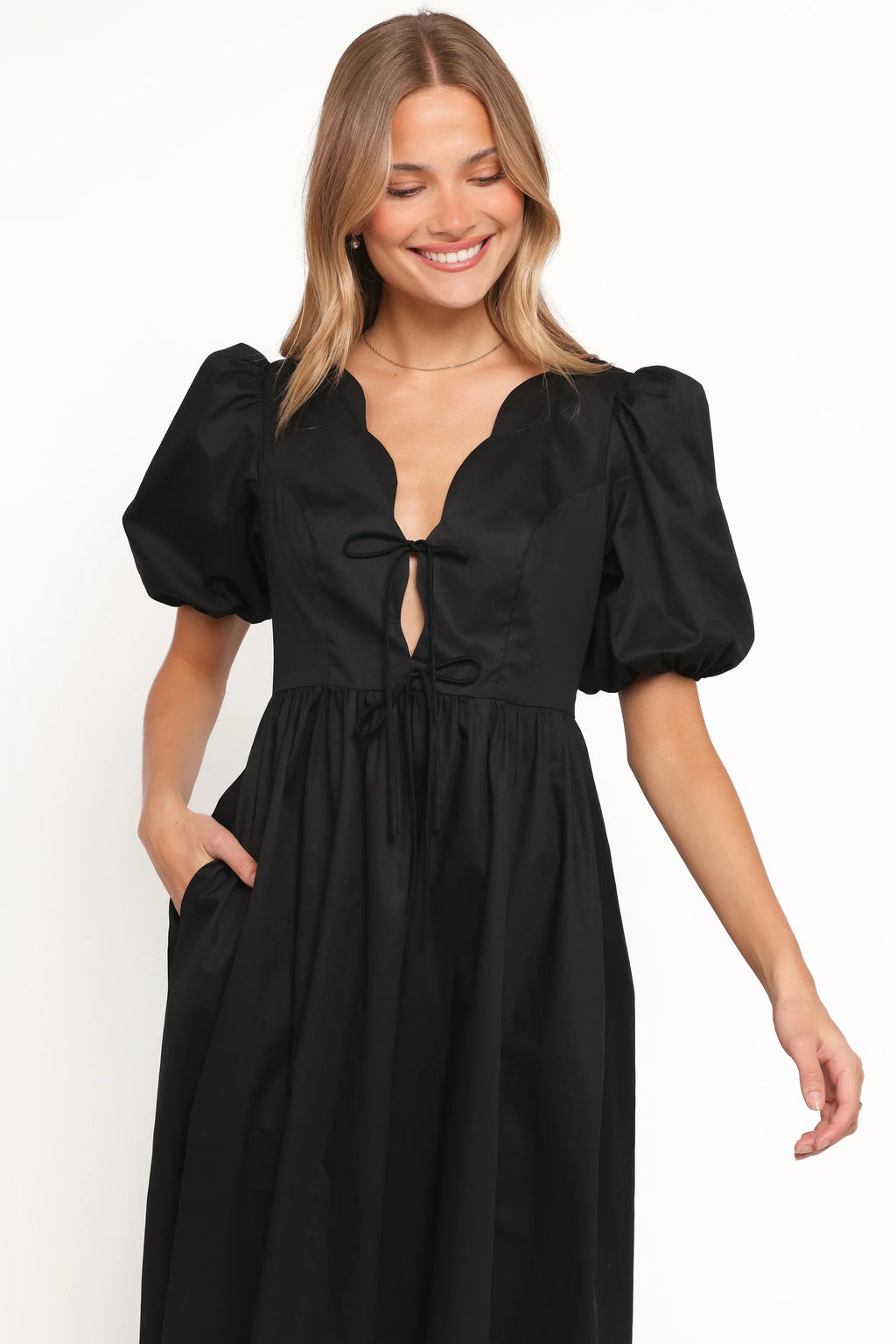 Robe longue Karla – Noir
