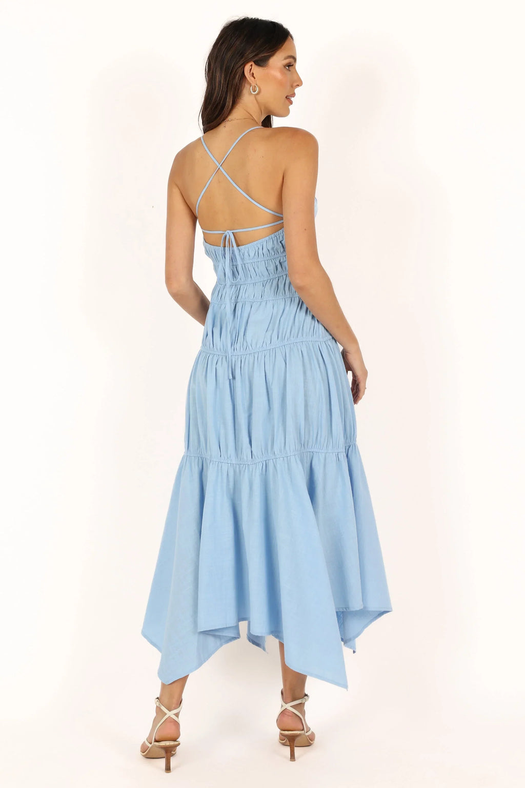 Robe Midi Riley - Bleue