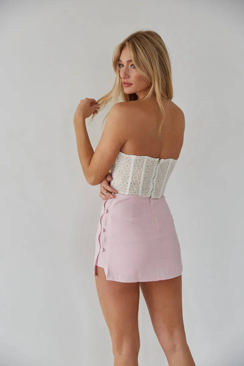 Mini-jupe-short Beck Bouton