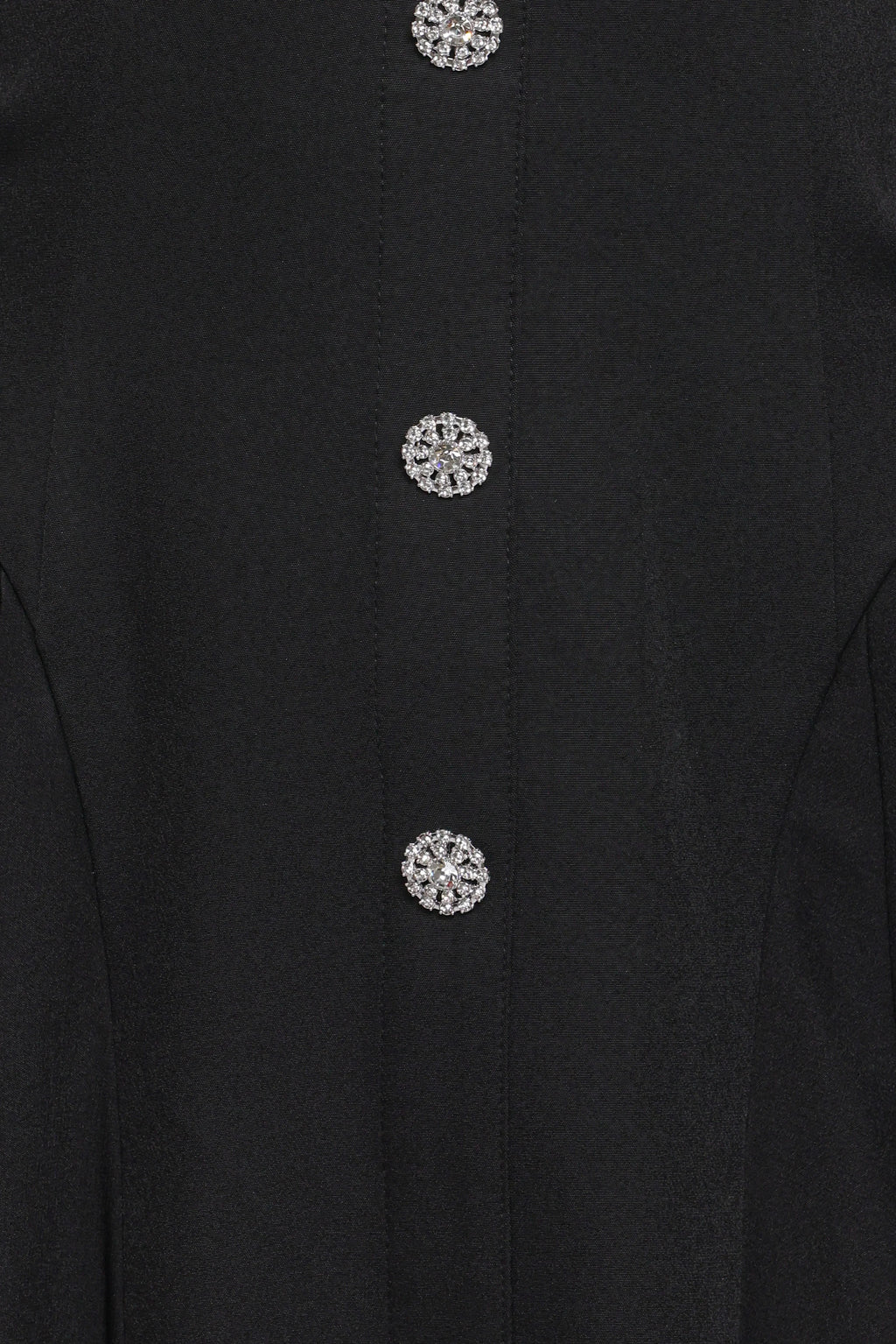 Robe courte à manches longues Sonya - Noire