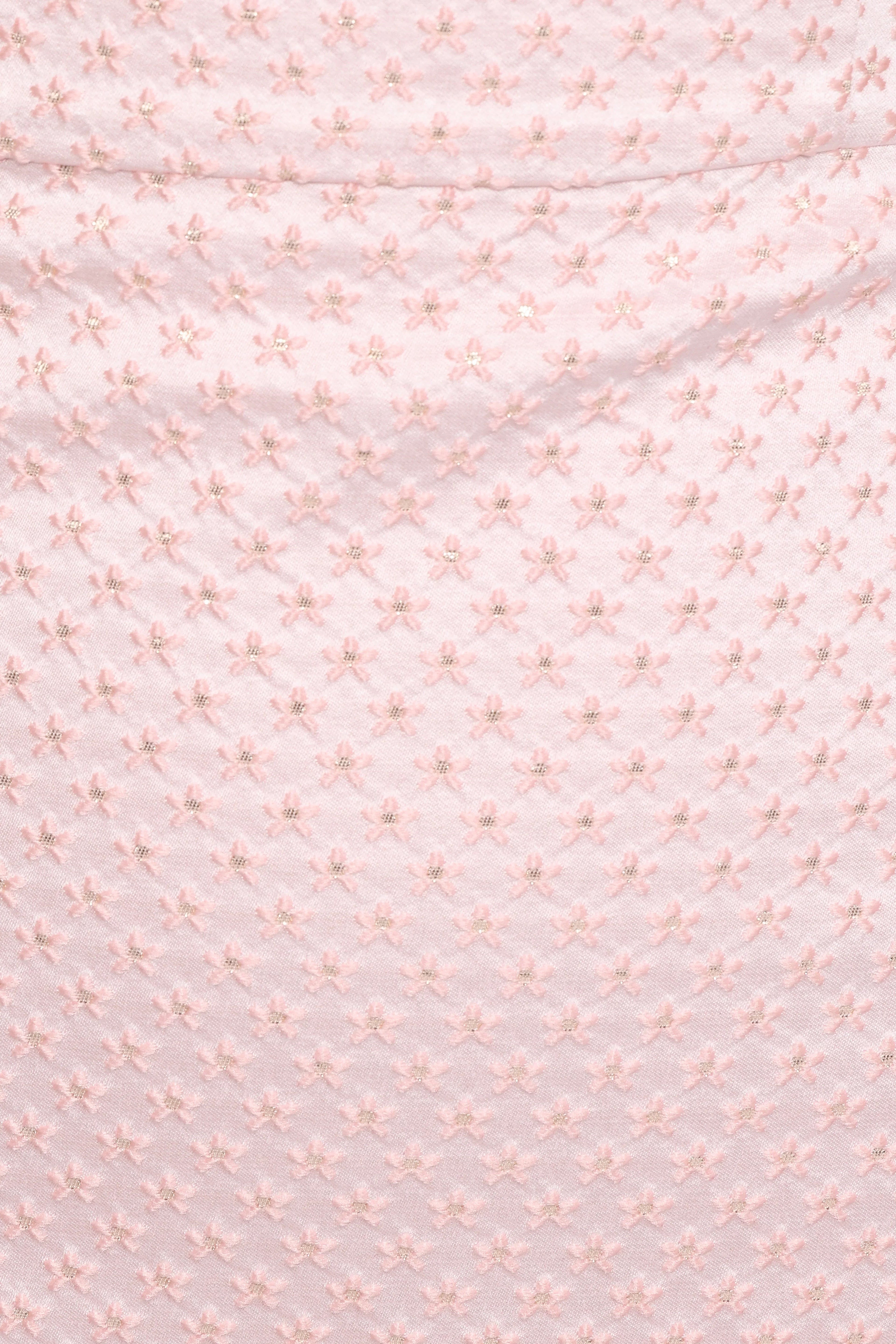 Marlene Mini Dress - Pink Rose Brocade