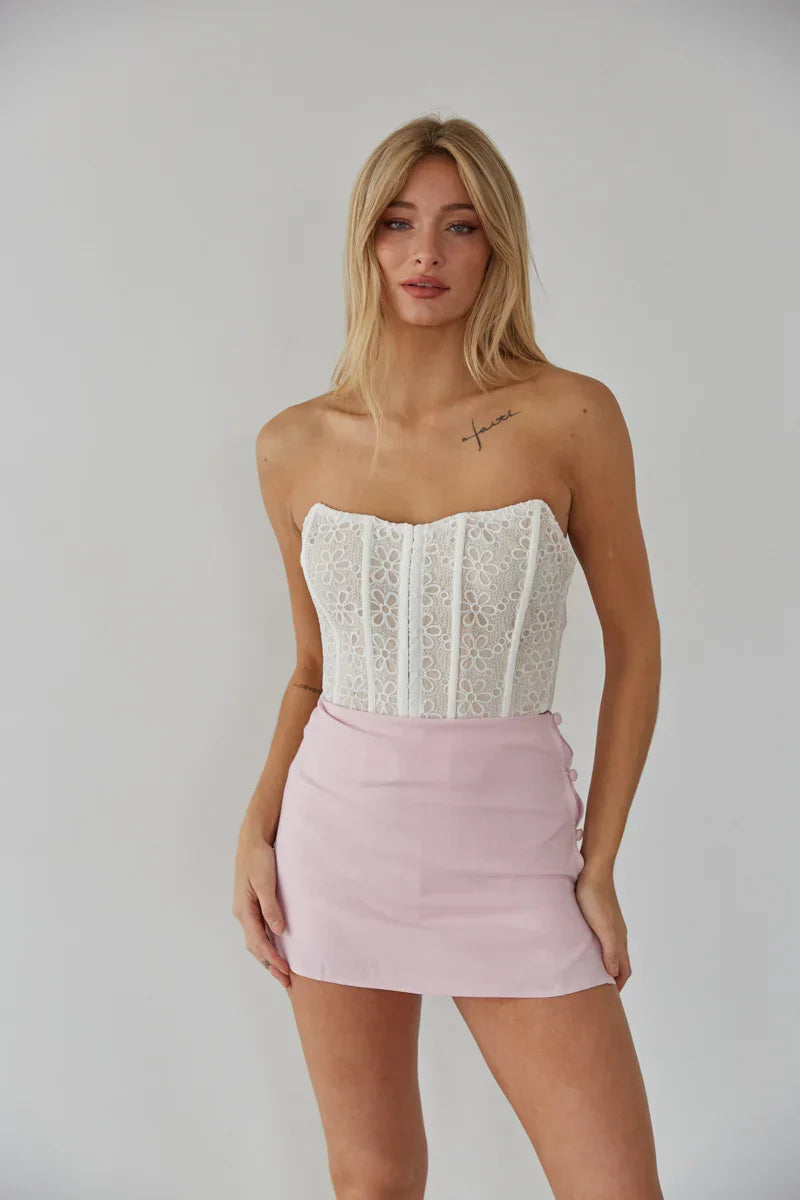 Mini-jupe-short Beck Bouton