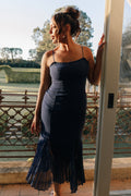Robe midi Ashton - Marine