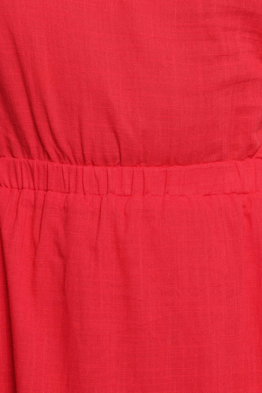 Robe midi asymétrique Teresa - Rouge