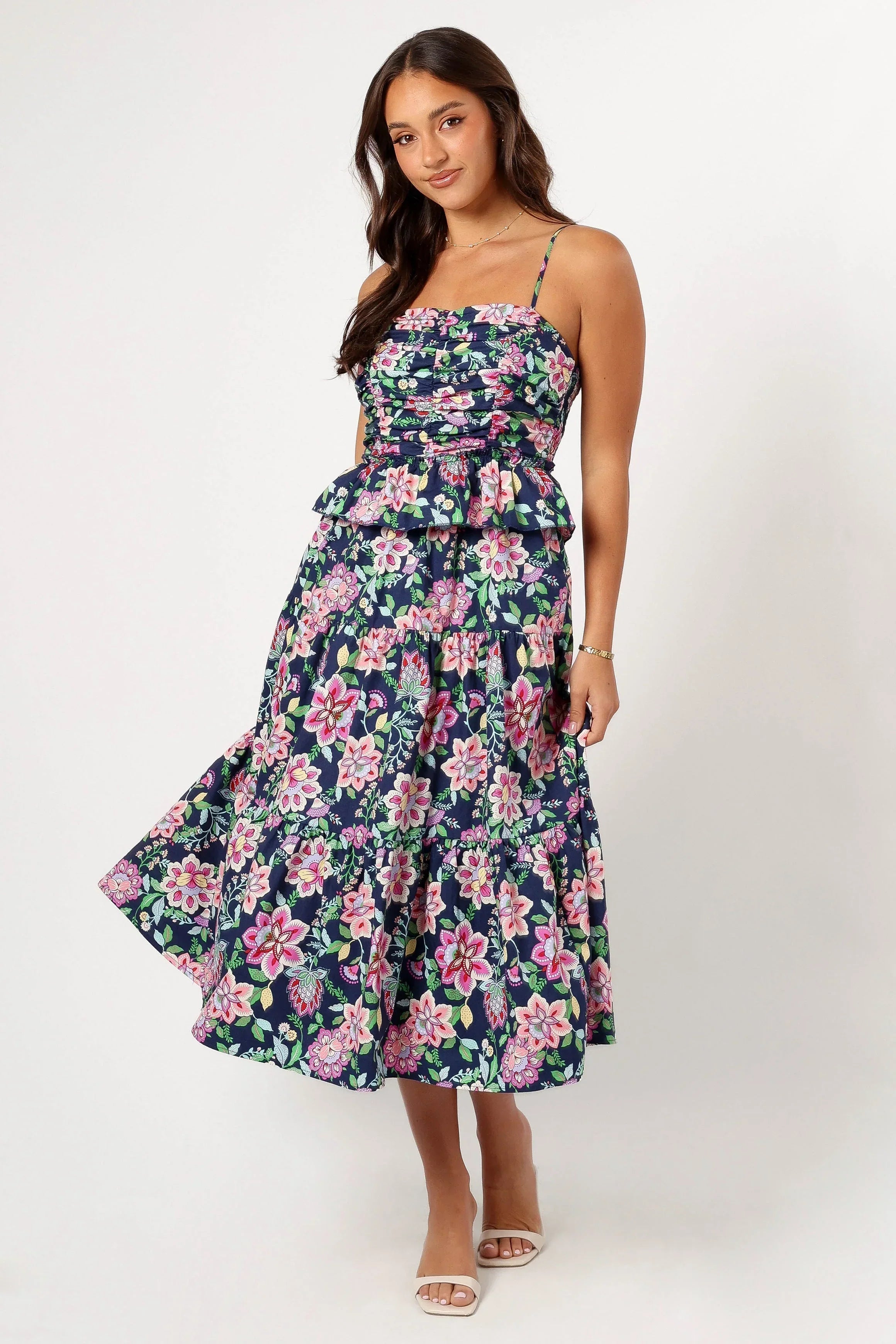 Robe midi Arlo - Marine