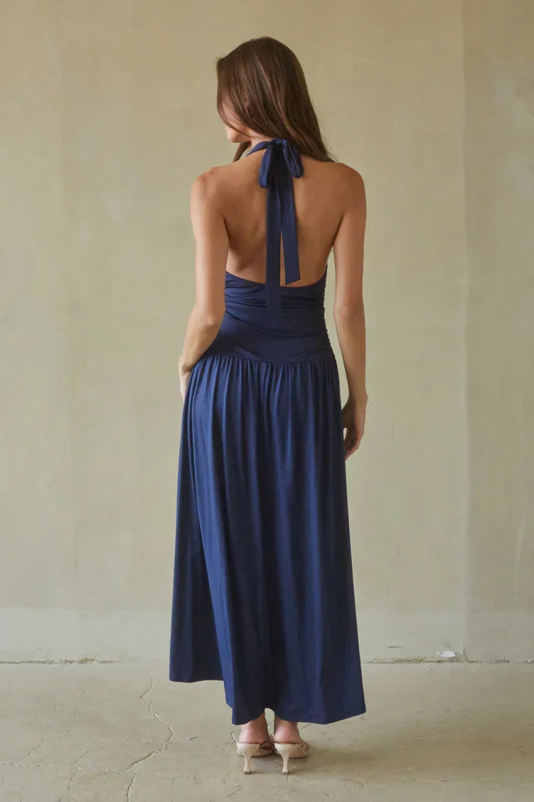 NIA Sahara Halter Maxi Dress