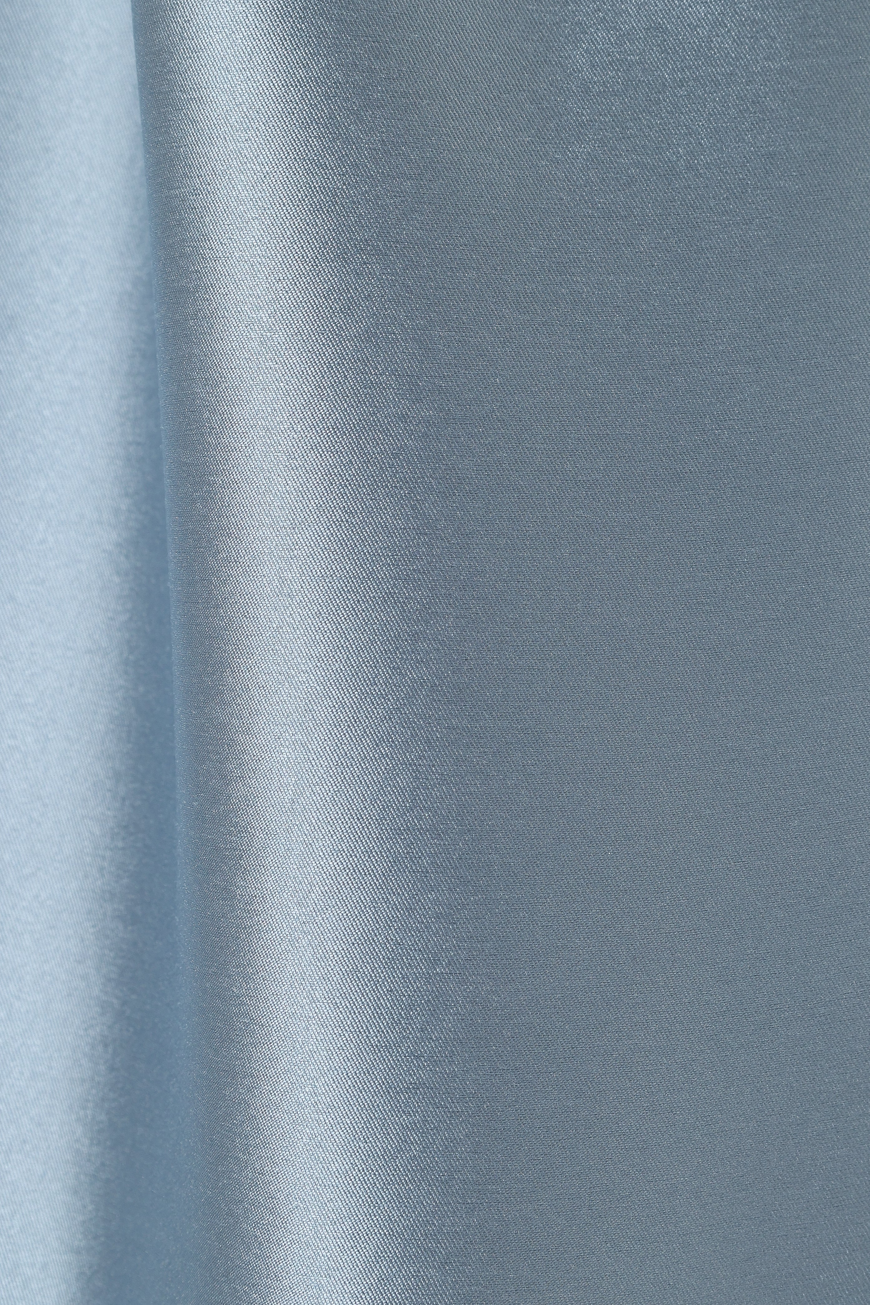 Robe longue Betina à nœud lavallière - Bleu