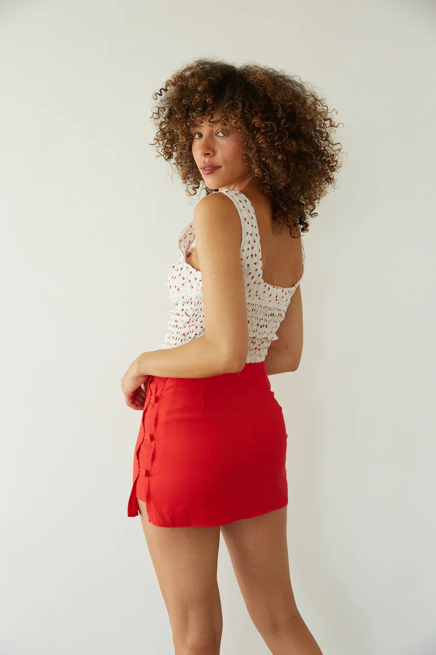 Mini-jupe-short Beck Bouton