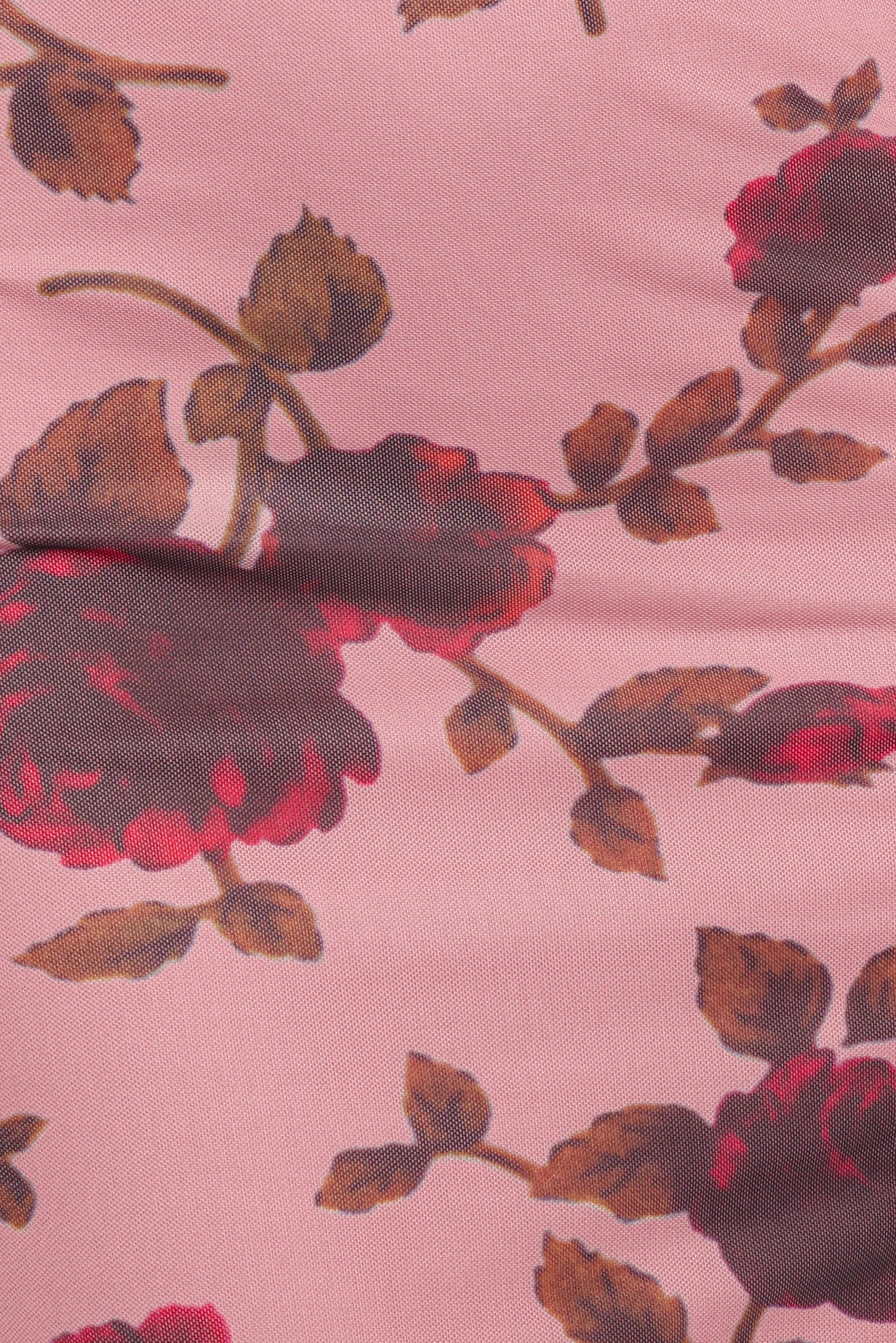 Robe longue Indya - Rose fleuri