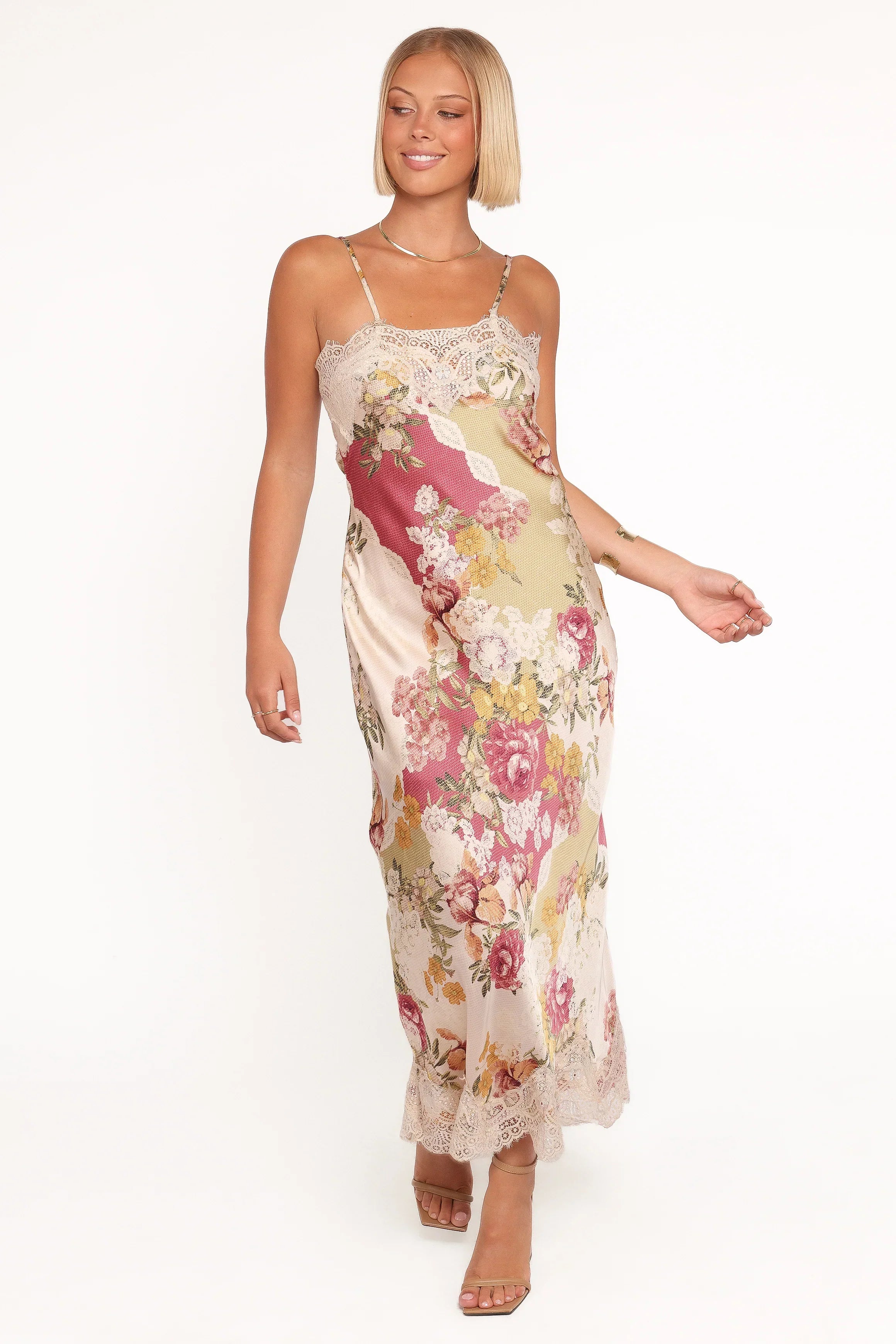 Laken Maxi Dress - Patchwork Floral