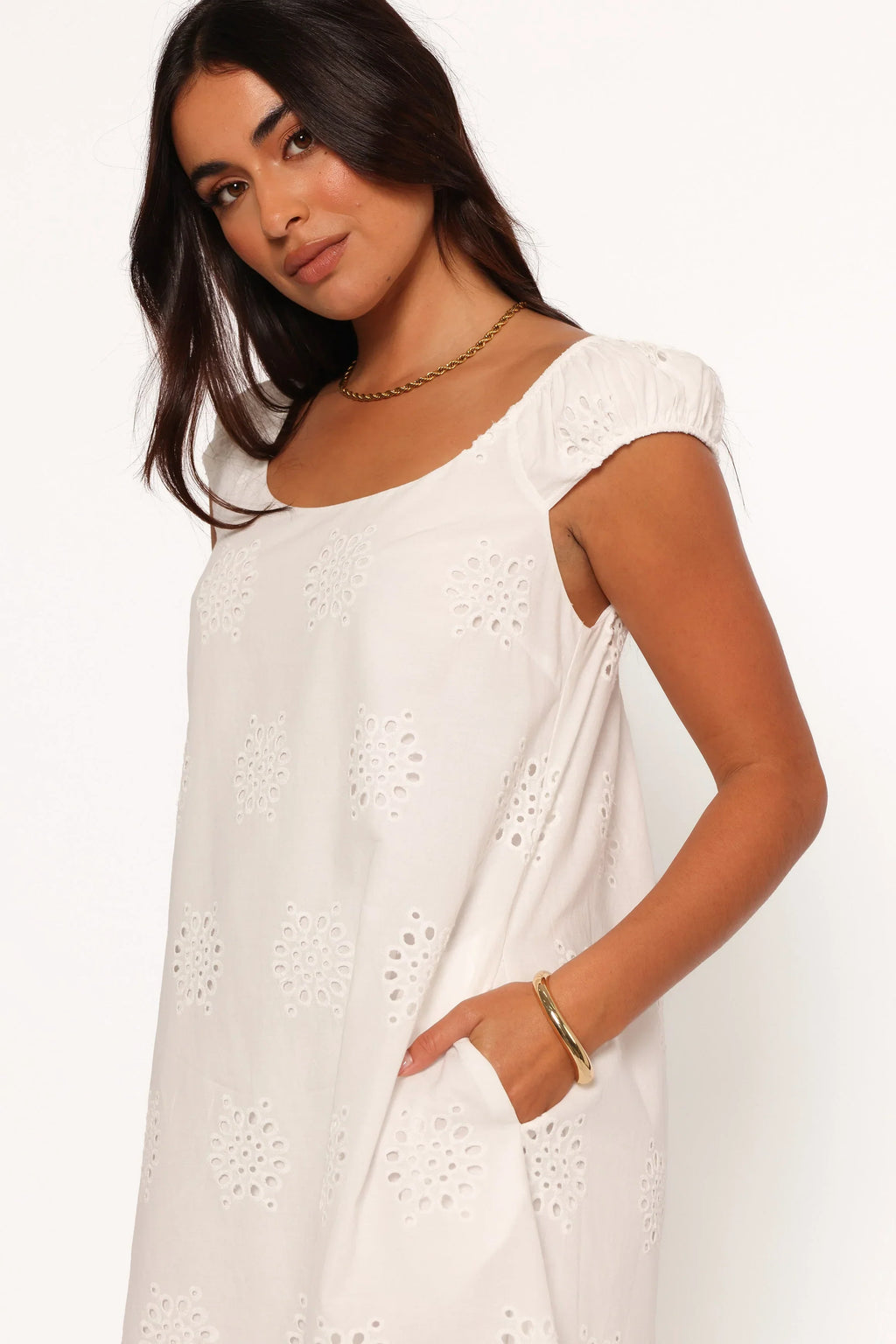Pammy Mini Dress - White