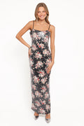 Robe longue Everlee - Paillettes fleuries
