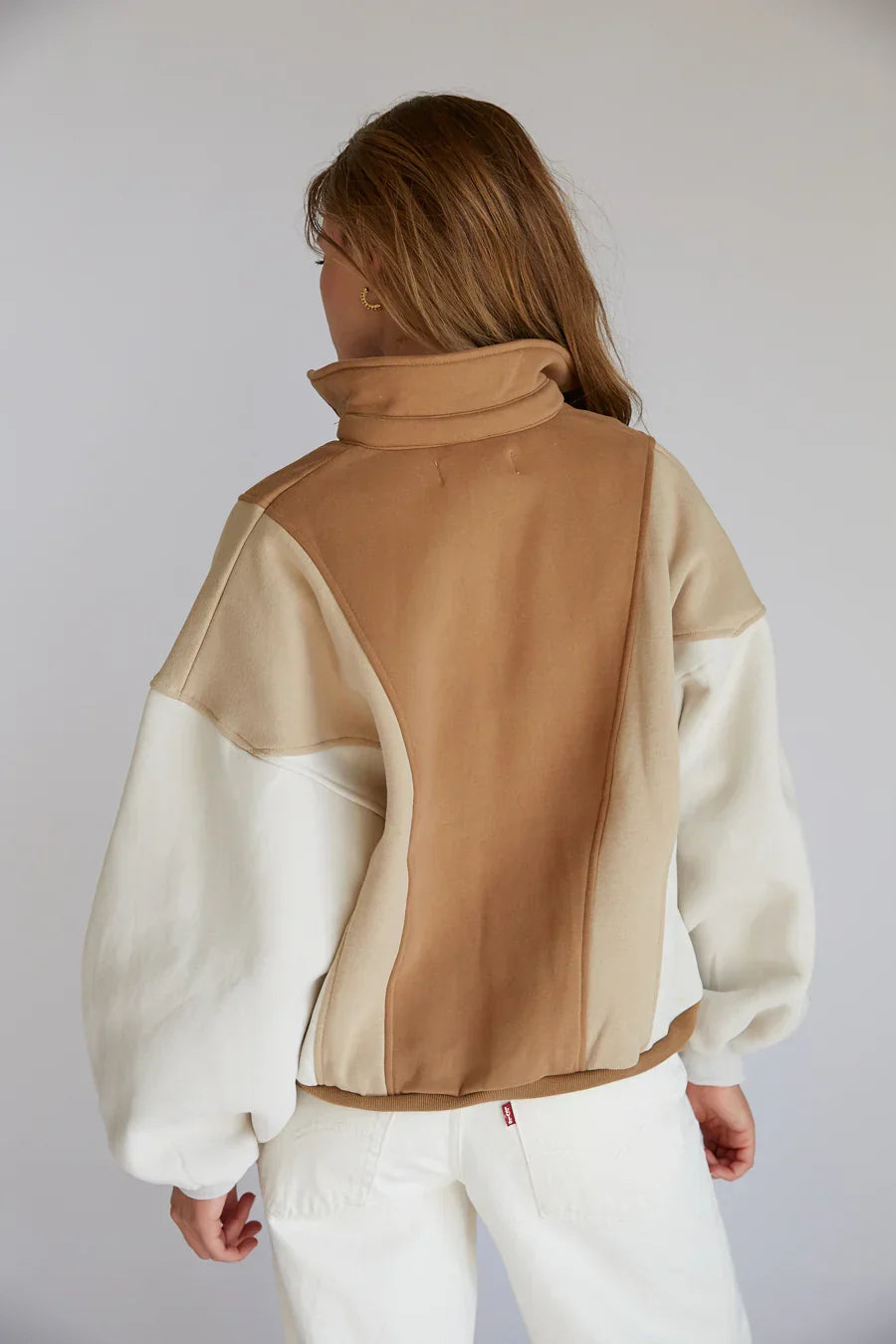 Sweat-shirt boutonné Ivy Quarter
