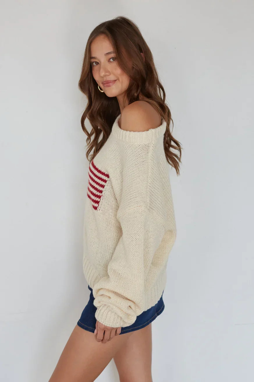 Pull Brandi à épaules dénudées