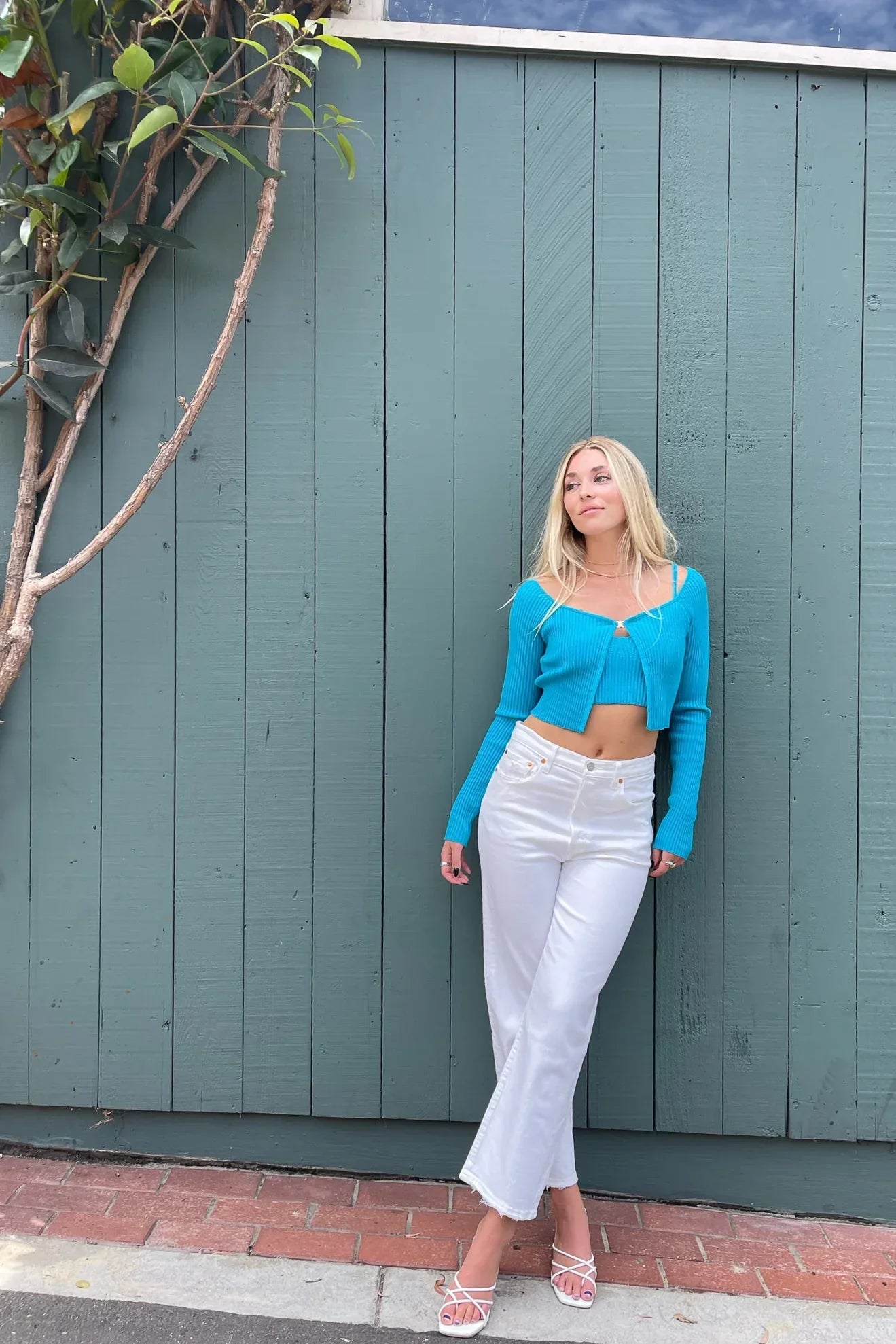 Marina Ribbed Cami Crop Top