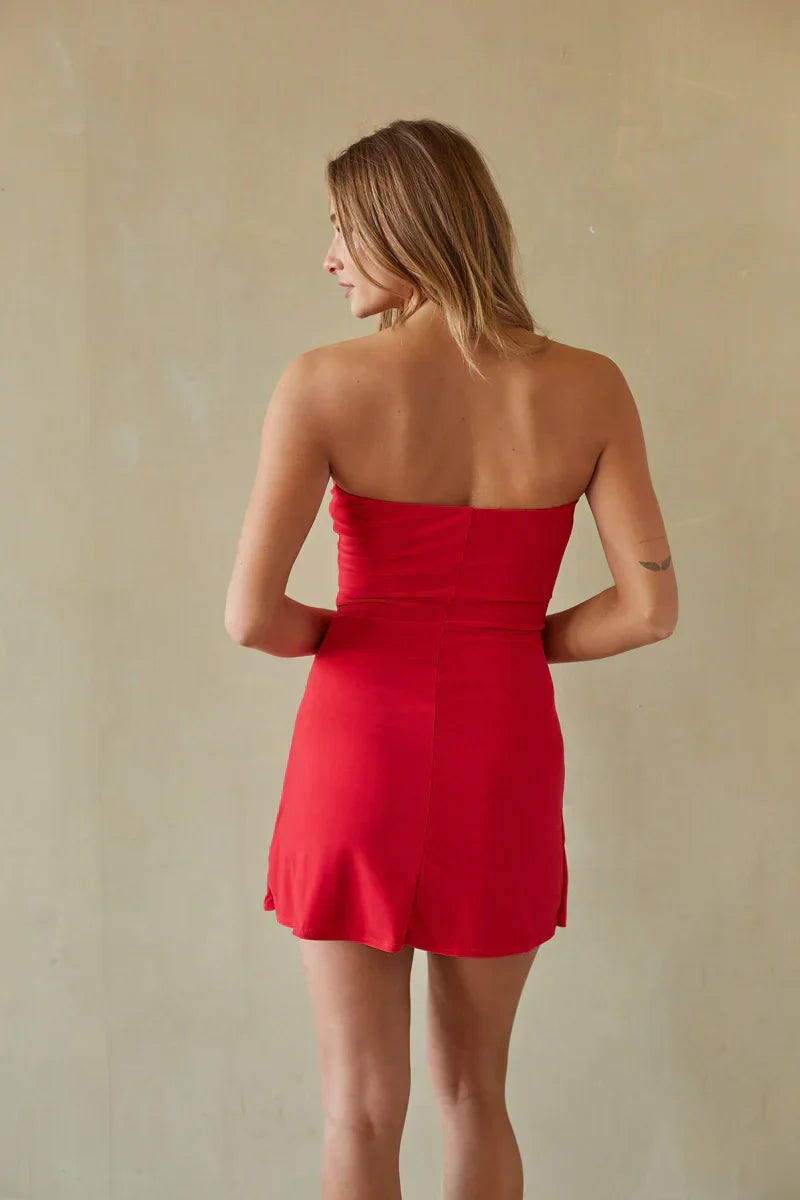 Kiki Twist Front Mini Dress