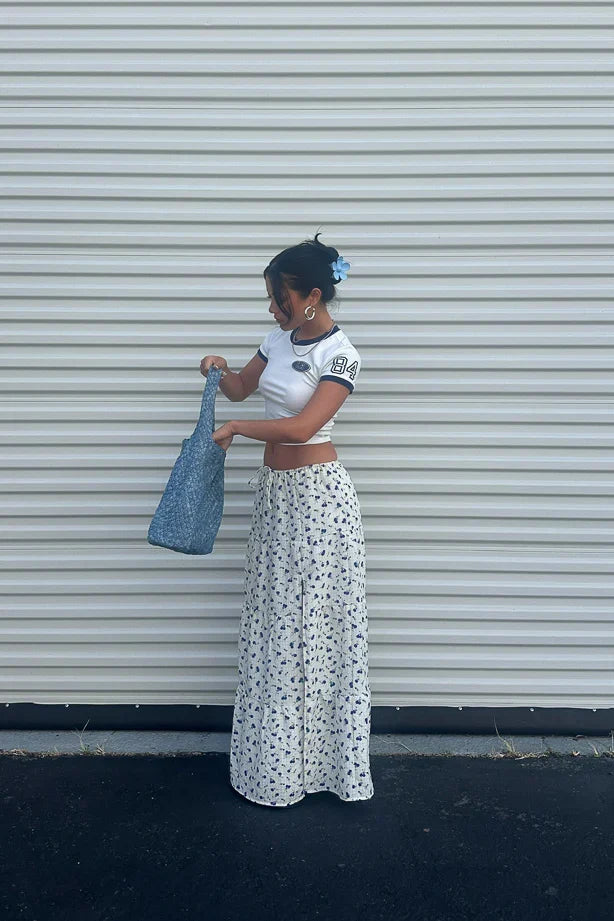 Amaya Cottagecore Tiered Maxi Skirt
