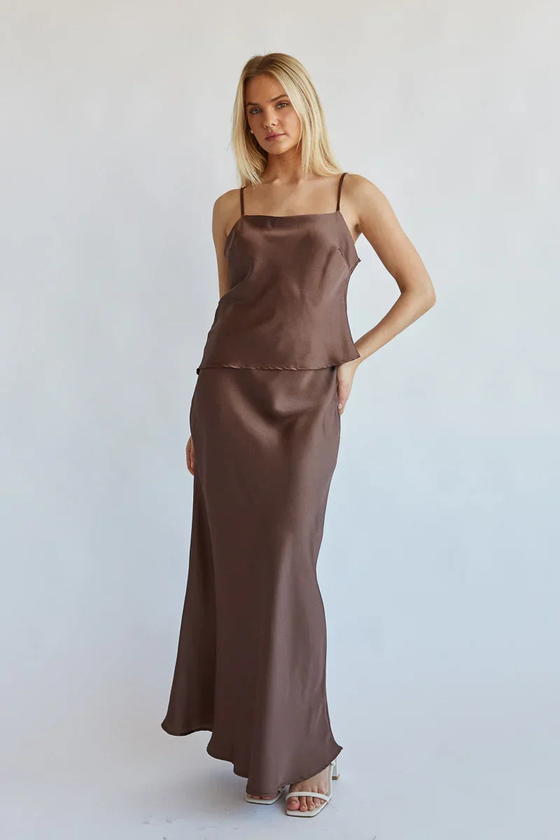 Débardeur en satin Amiri