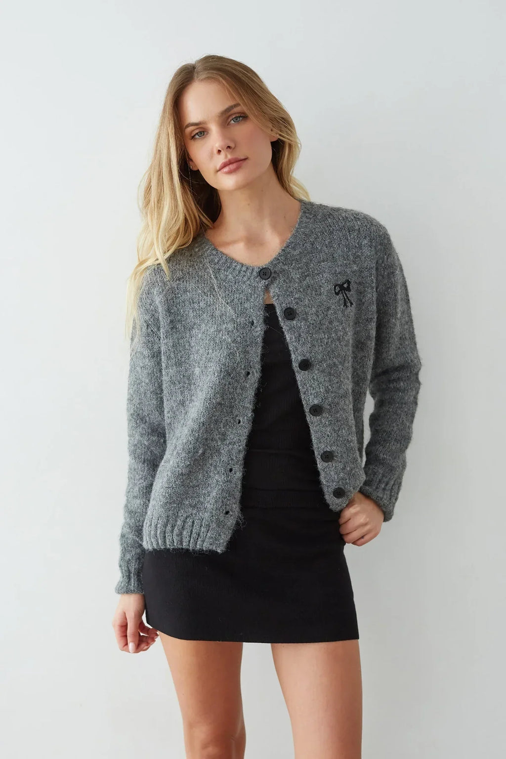 Gilet à nœud boutonné Rory