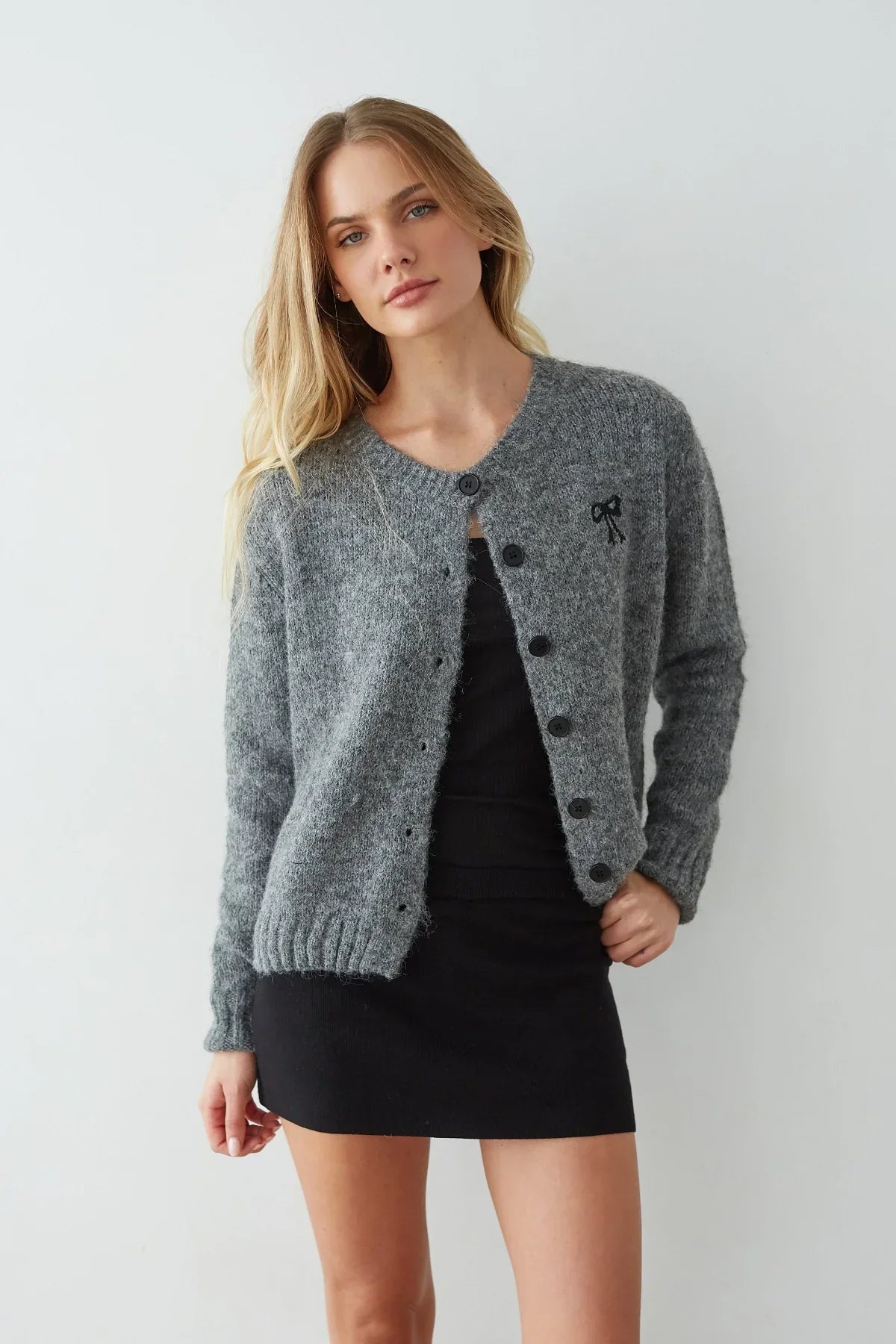 Gilet à nœud boutonné Rory