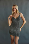 Steph Glitter Bodycon Mini Dress
